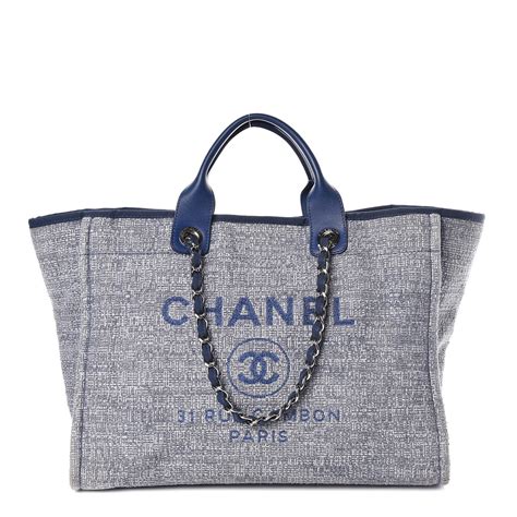 fashionphile chanel deauville|Chanel deauville tote price.